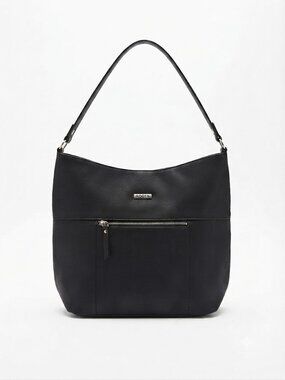 Roots Black Shoulder Bag